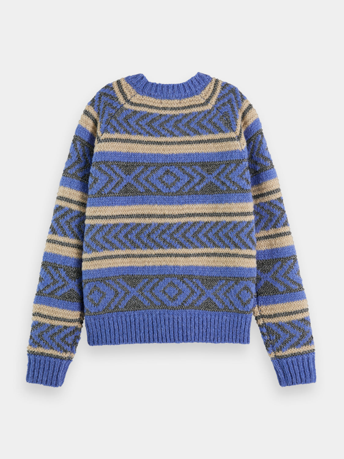 Metallic Fair Isle pullover - Scotch & Soda AU