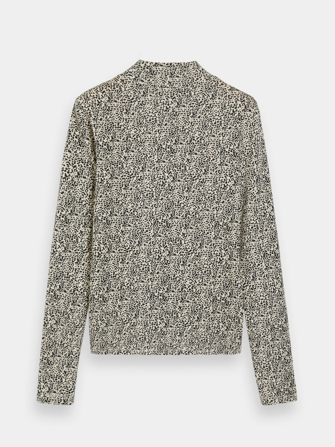 Printed mock neck long sleeved shirt - Scotch & Soda AU