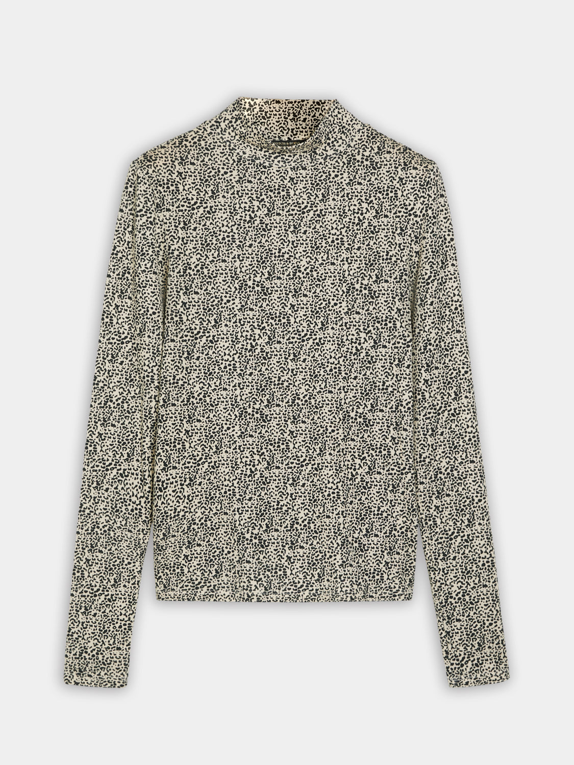 Printed mock neck long sleeved shirt - Scotch & Soda AU
