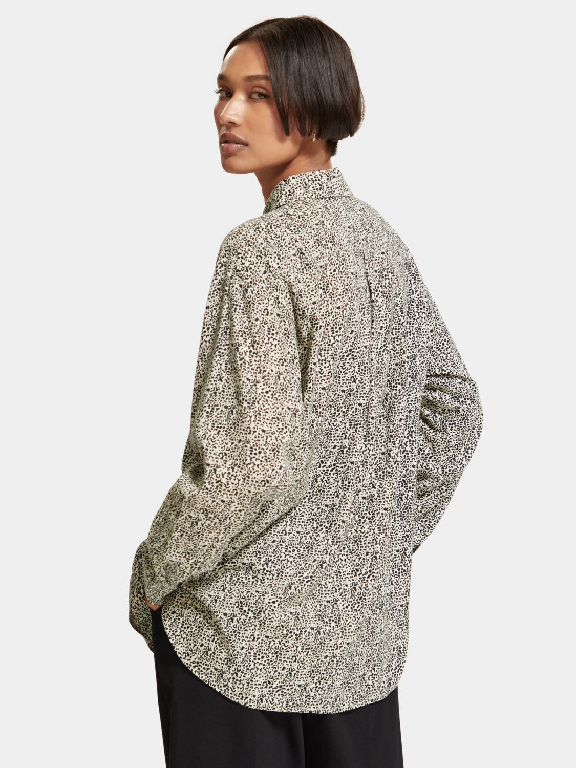 Oversized printed shirt - Scotch & Soda AU