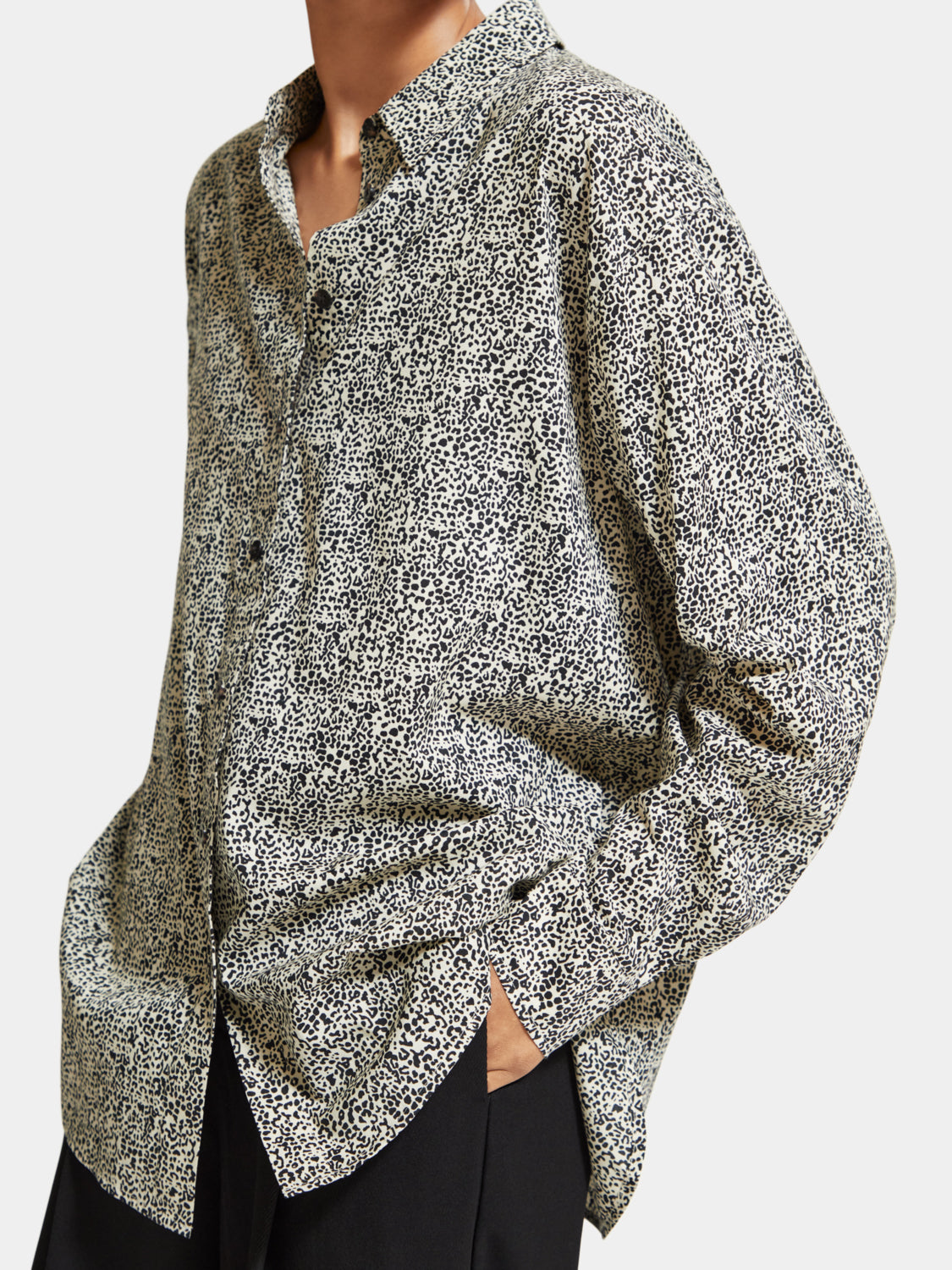 Oversized printed shirt - Scotch & Soda AU