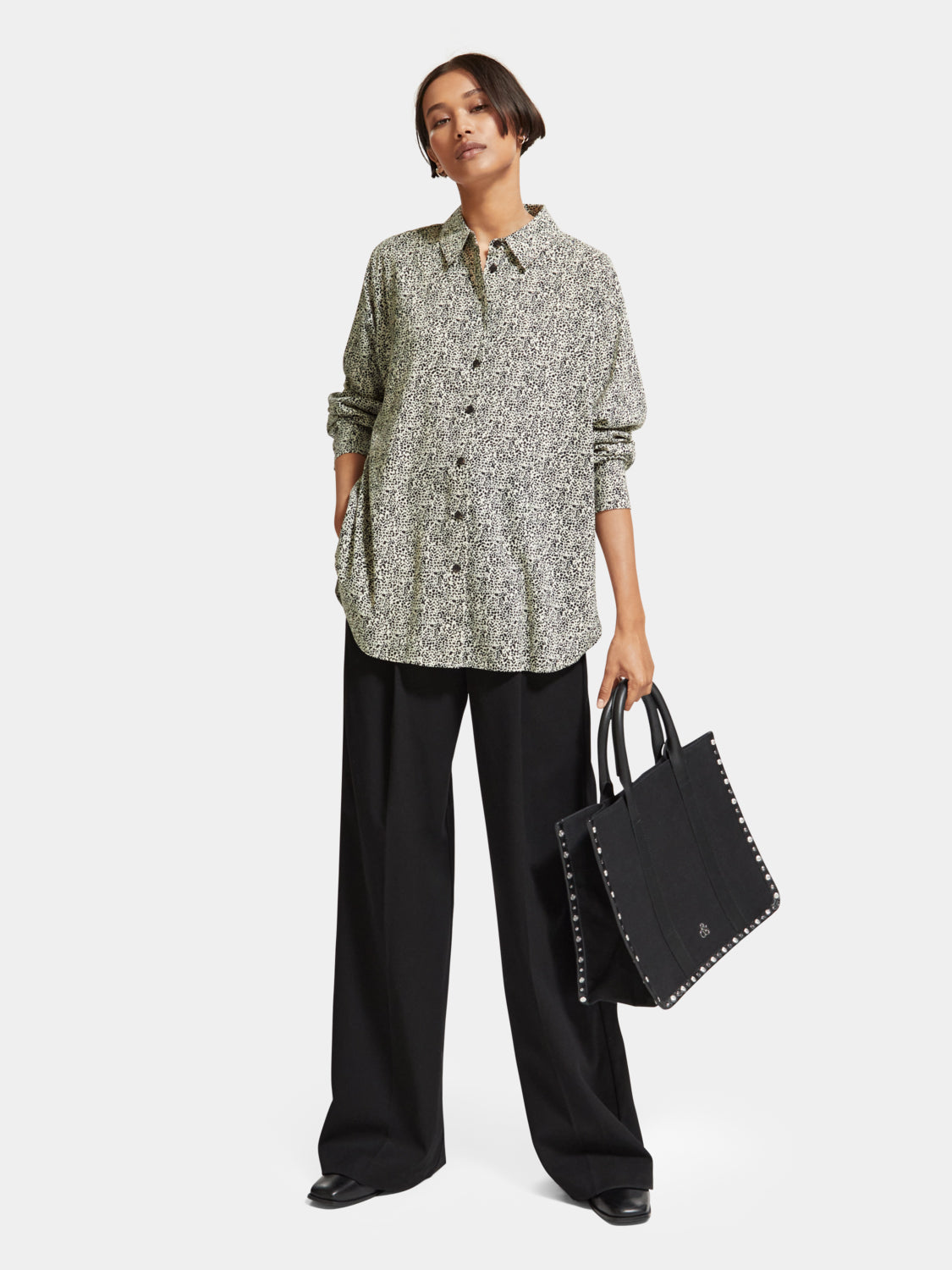 Oversized printed shirt - Scotch & Soda AU