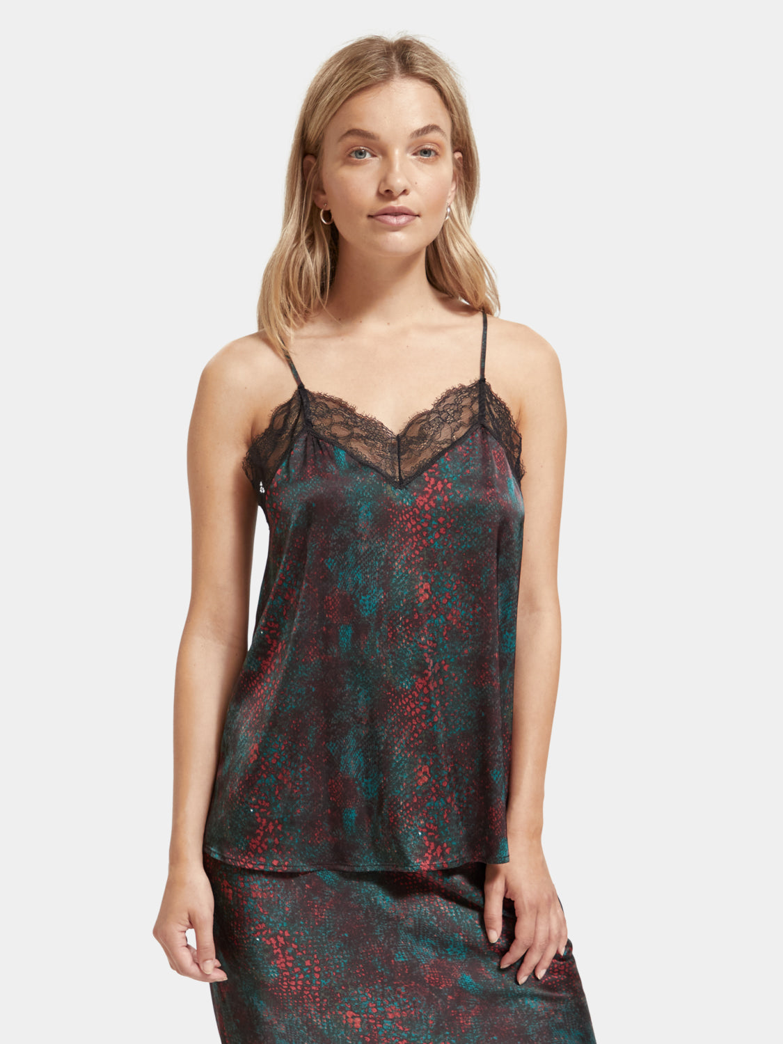 Camisole with lace trim - Scotch & Soda AU