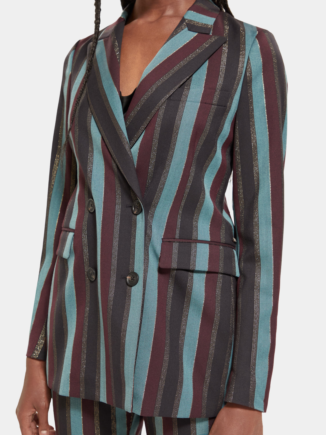 Double-breasted striped blazer - Scotch & Soda AU