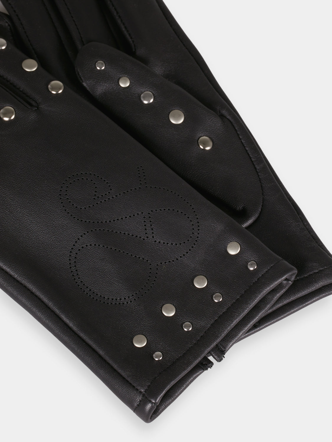Studded leather gloves - Scotch & Soda AU
