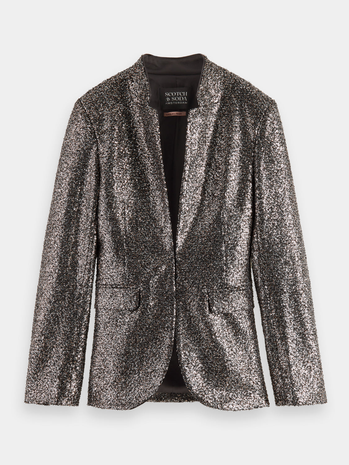Blazer in mixed sequins - Scotch & Soda AU