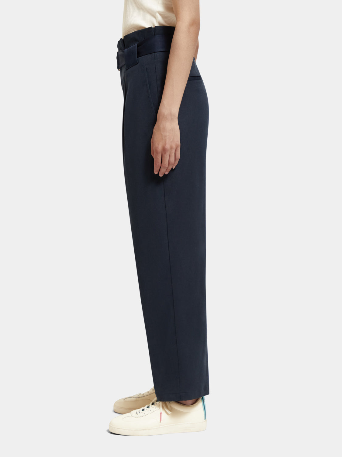 Daisy high-rise paper bag pants - Scotch & Soda AU