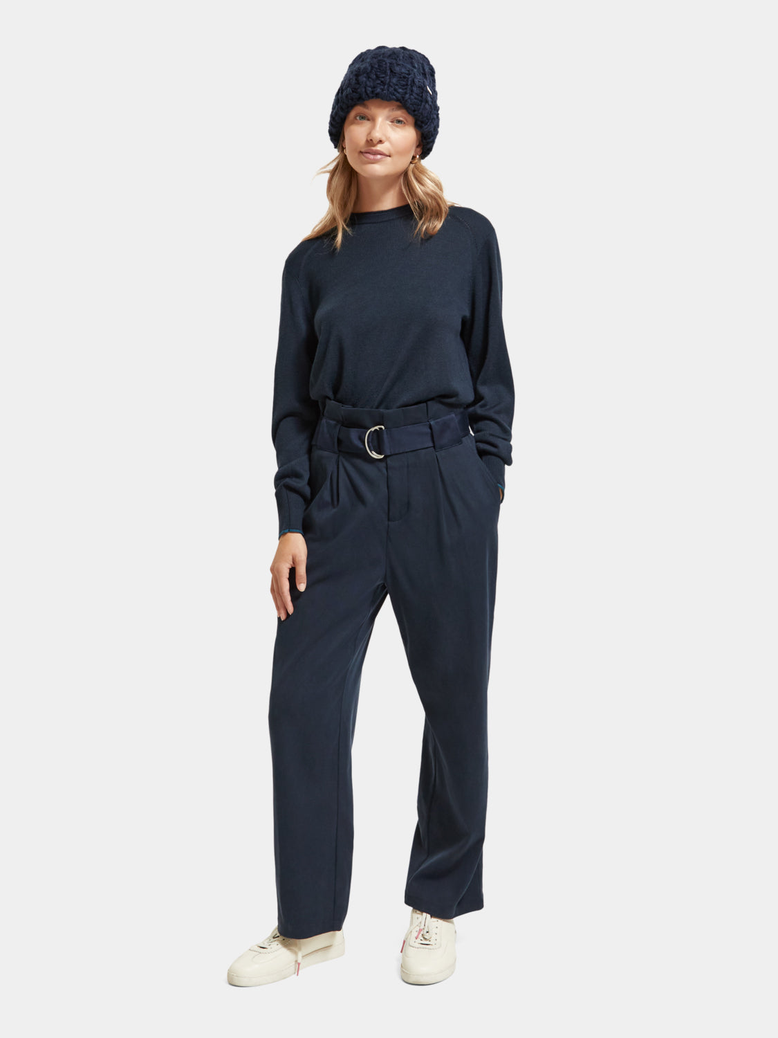 Daisy high-rise paper bag pants - Scotch & Soda AU