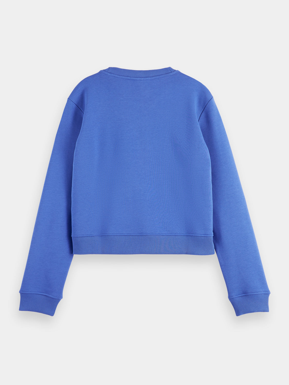 Regular-fit cropped crewneck sweatshirt - Scotch & Soda AU