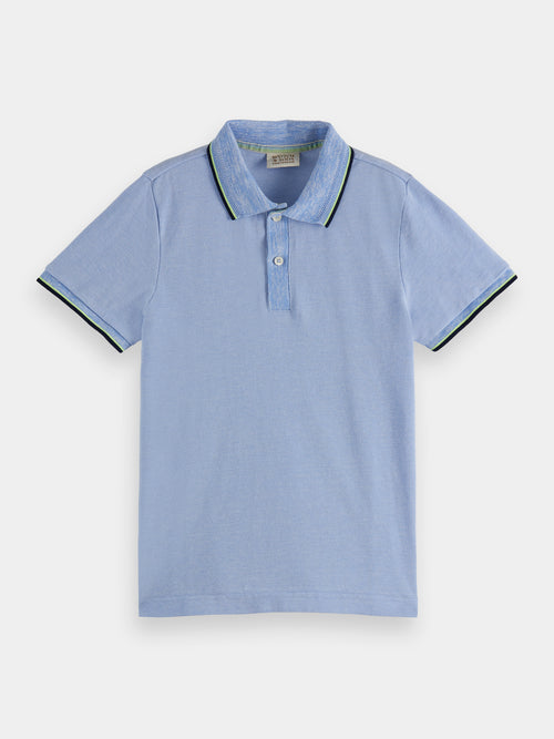 Contrast tipped polo shirt - Scotch & Soda AU