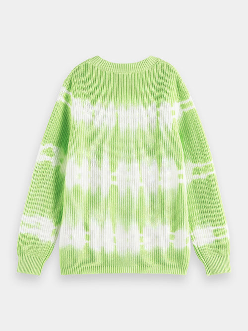 Tie-dye rib-knitted sweater - Scotch & Soda AU