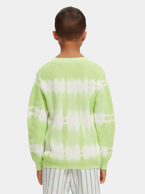 Tie-dye rib-knitted sweater - Scotch & Soda AU