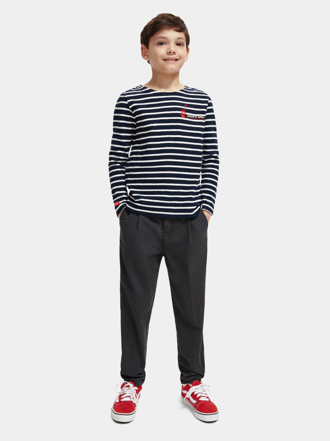 Kids - Loose tapered-fit chino - Scotch & Soda AU