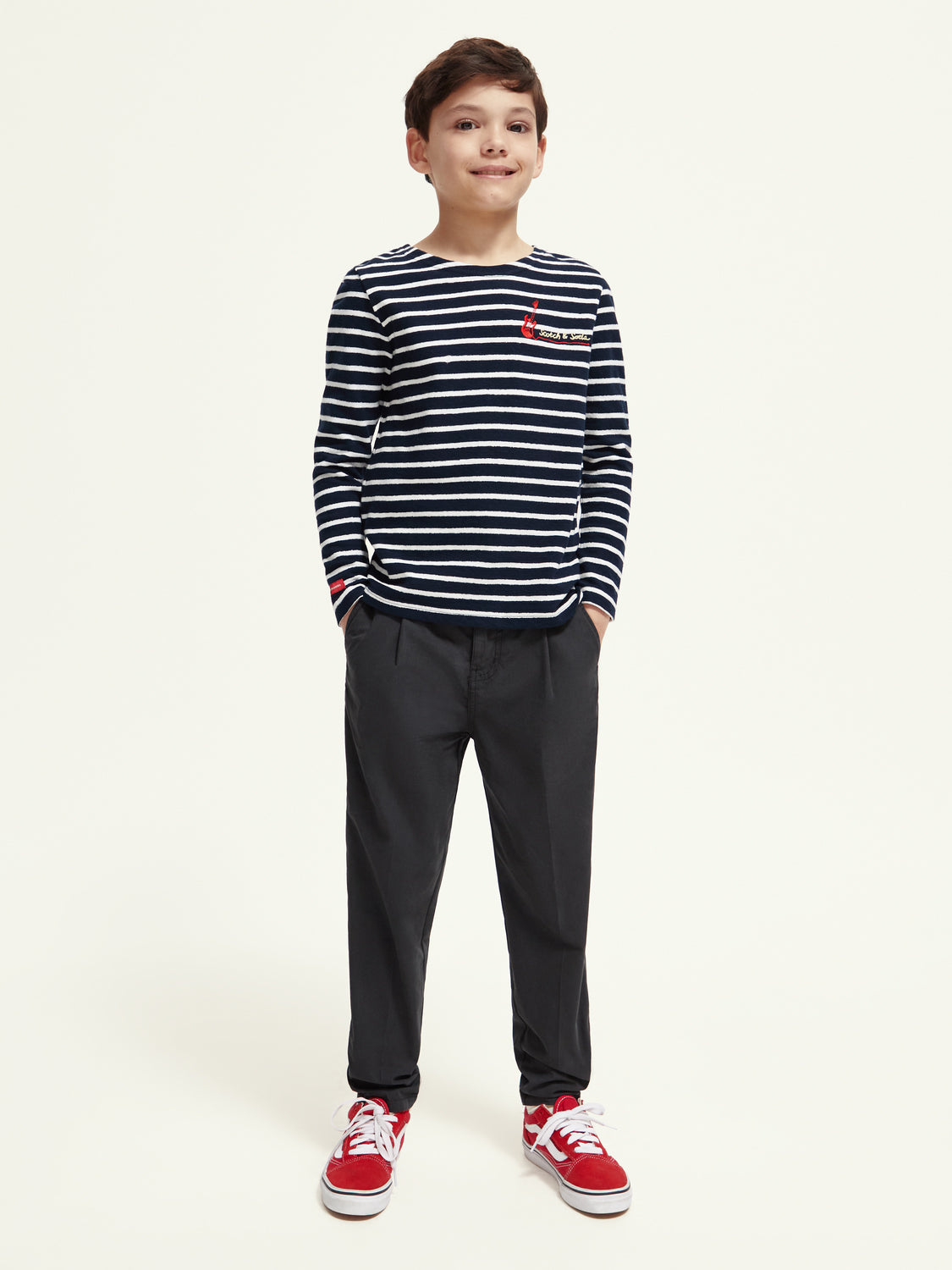 Kids - Loose tapered-fit chino - Scotch & Soda AU