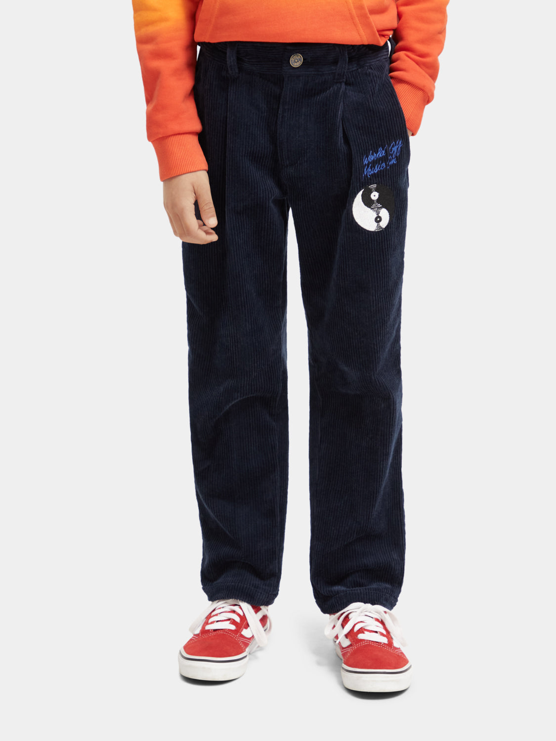 Kids - Loose tapered-fit corduroy pants - Scotch & Soda AU