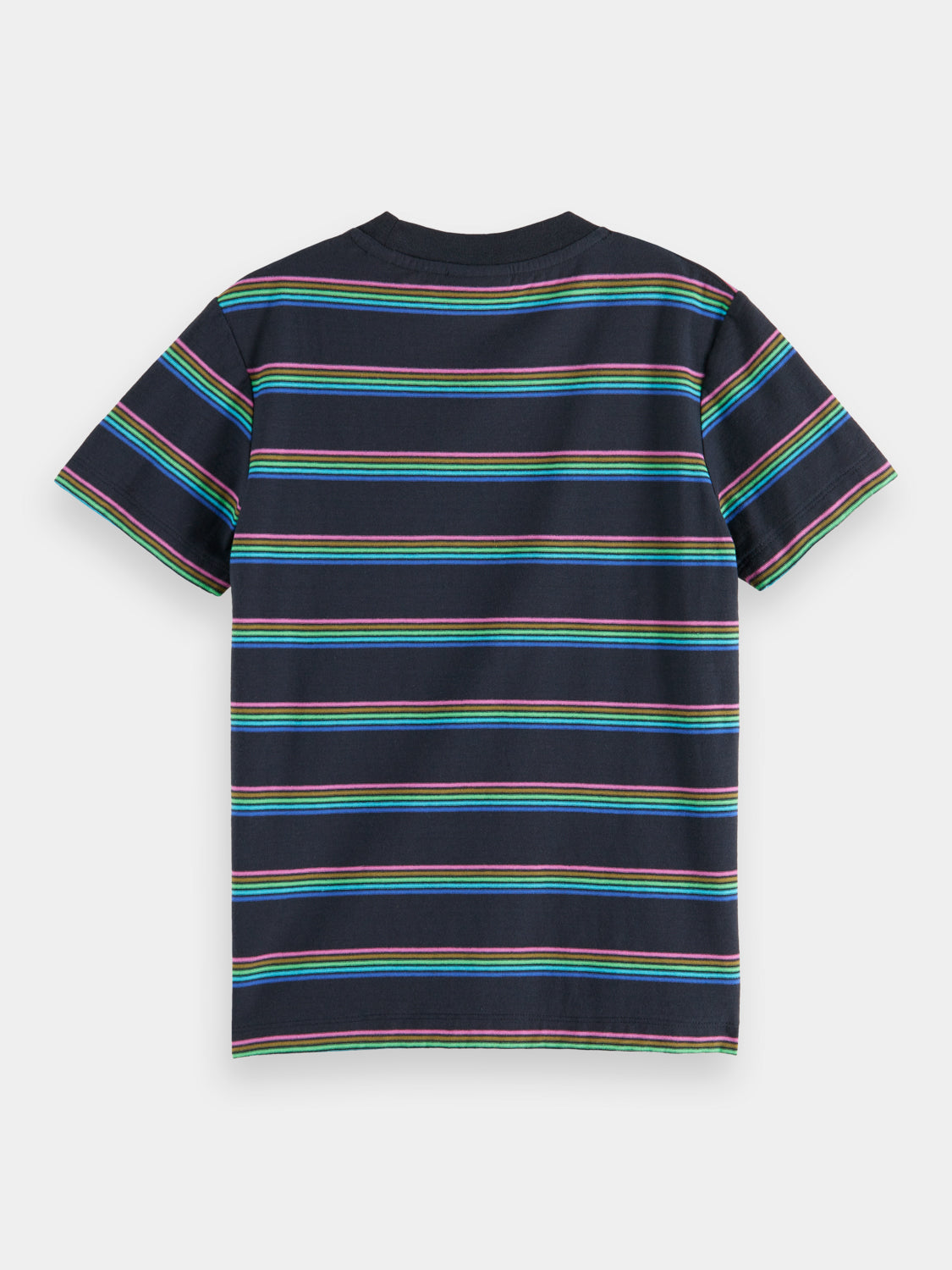 Kids - Relaxed-fit pocketed striped t-shirt - Scotch & Soda AU