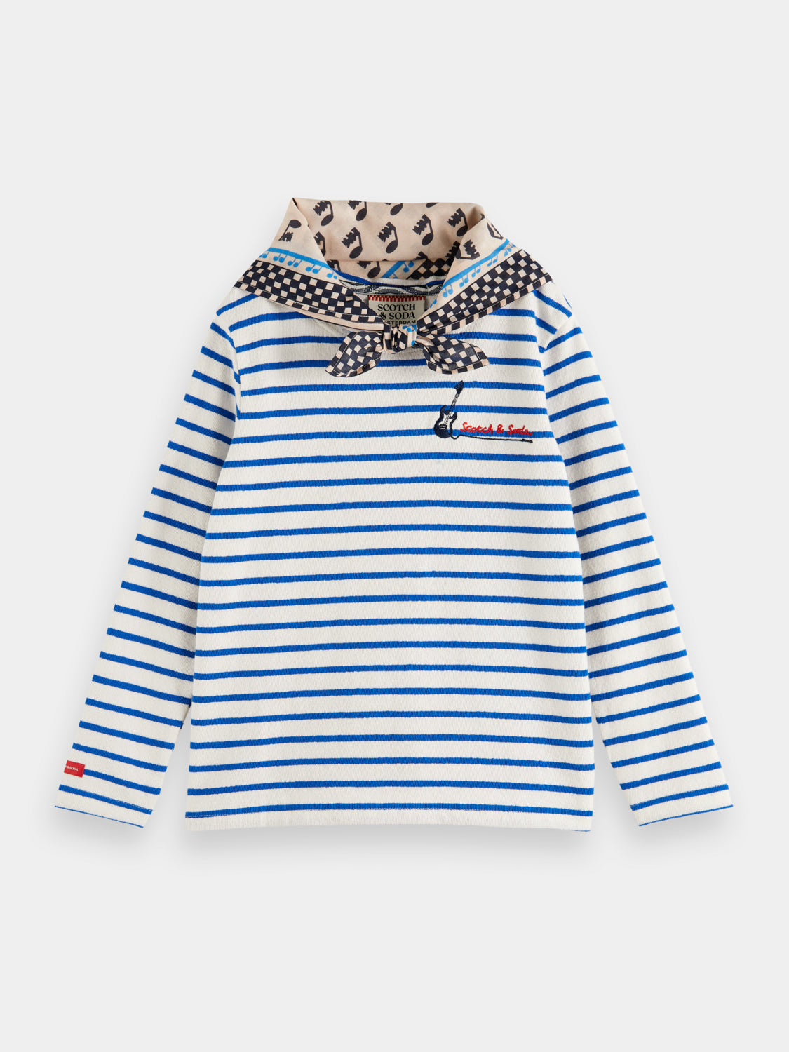 Kids - Long-sleeved striped t-shirt - Scotch & Soda AU