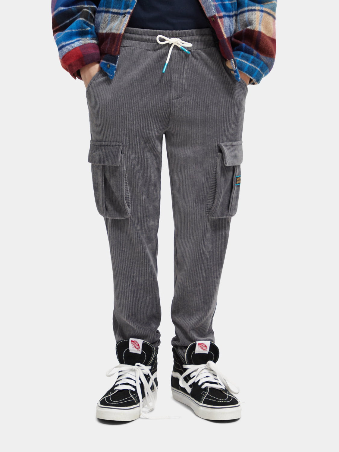 Kids - Corduroy cargo sweatpants - Scotch & Soda AU