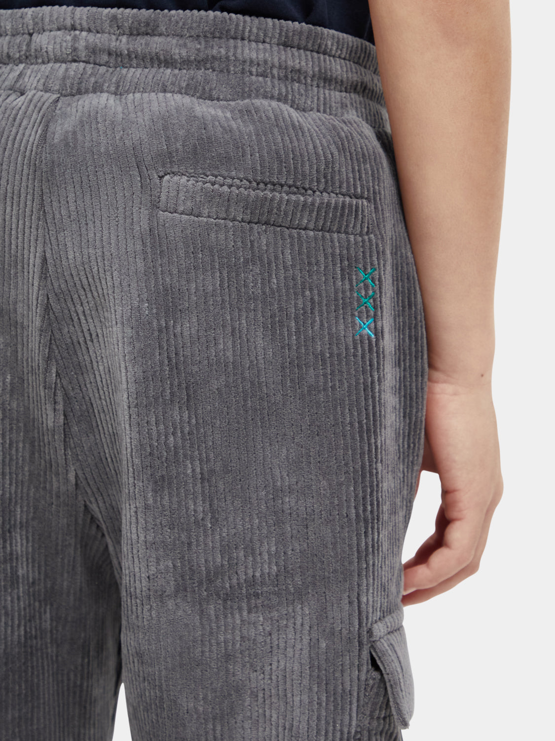 Kids - Corduroy cargo sweatpants - Scotch & Soda AU