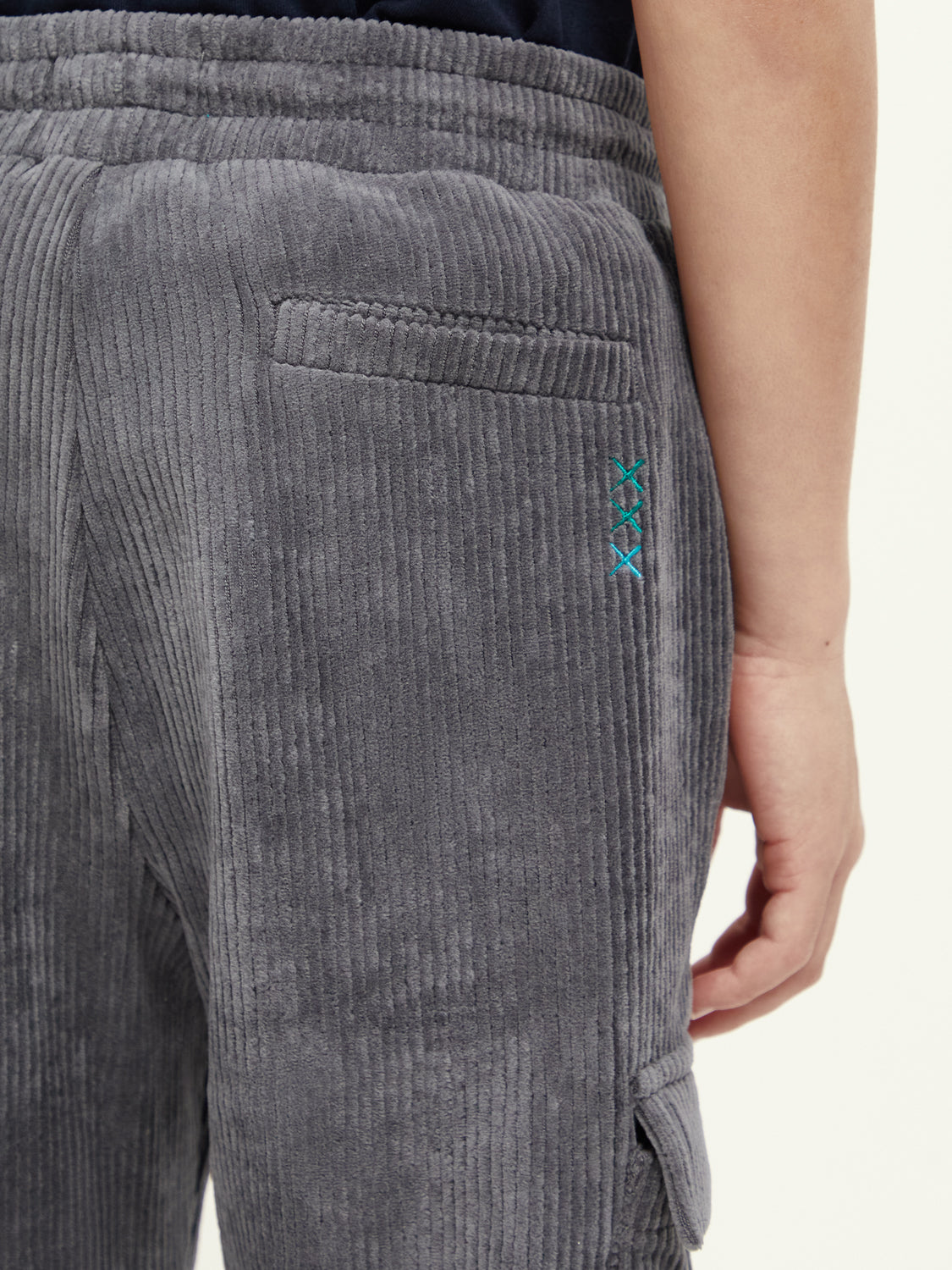 Kids - Corduroy cargo sweatpants - Scotch & Soda AU