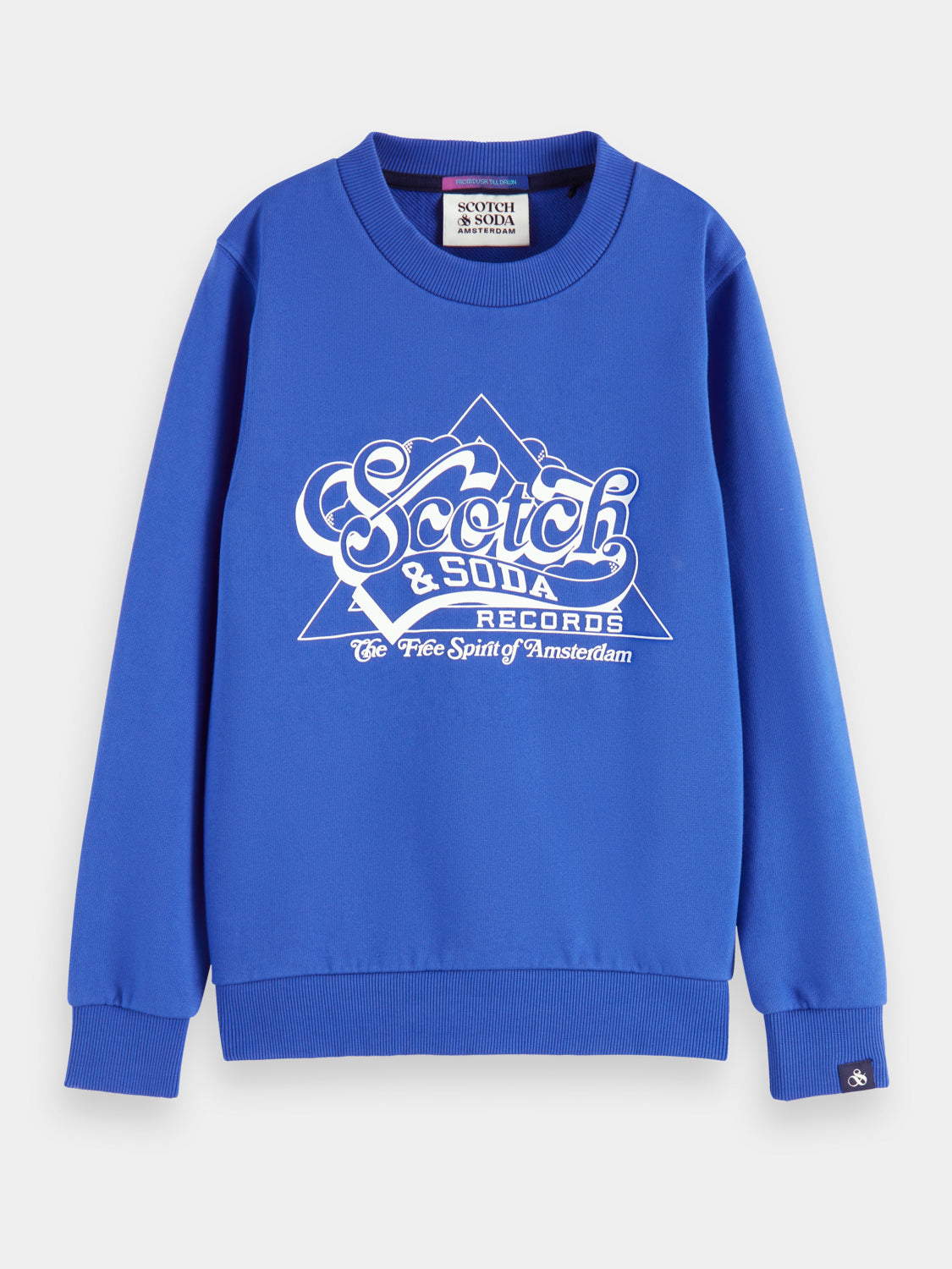 Kids - Regular-fit crewneck artwork sweatshirt - Scotch & Soda AU