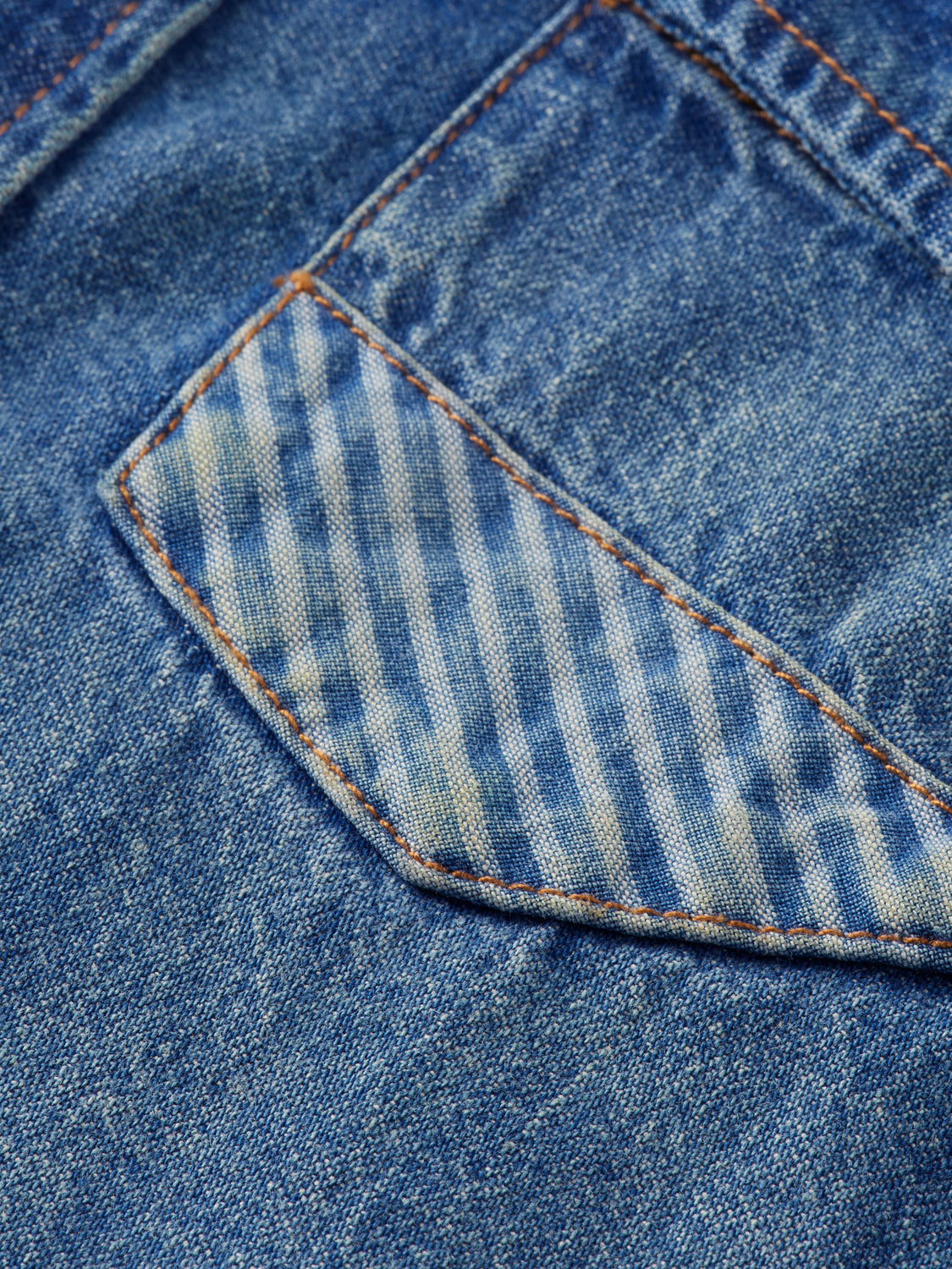 Kids - Washed denim shirt with corduroy collar - Scotch & Soda AU