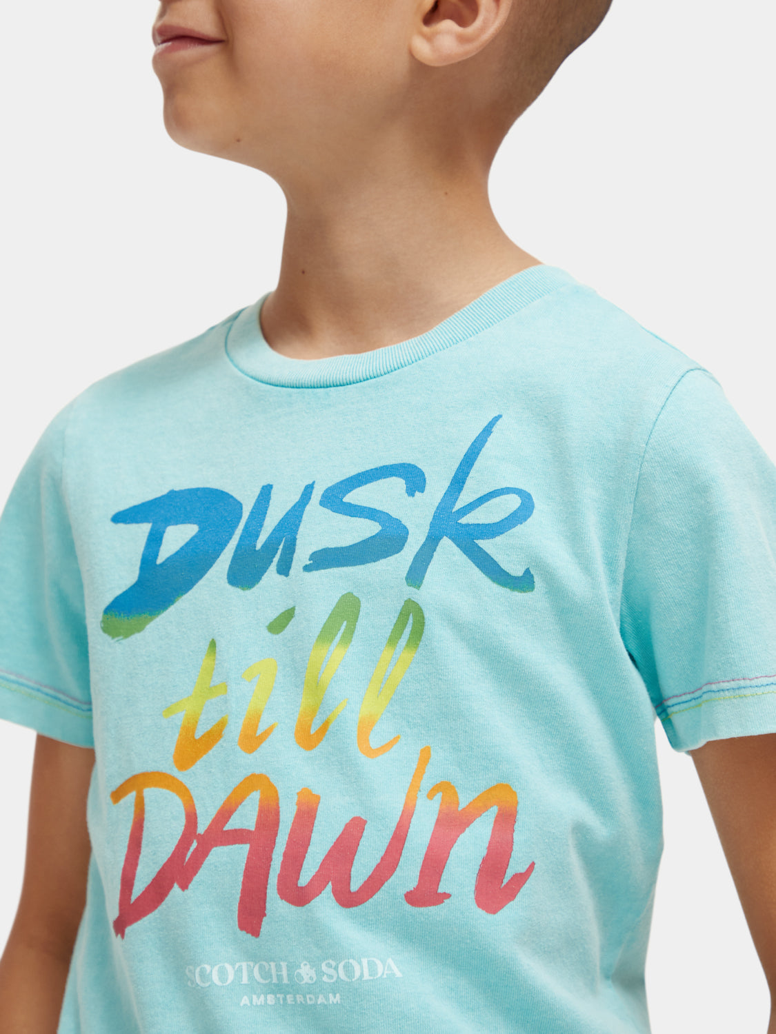 Kids - Regular-fit artwork t-shirt - Scotch & Soda AU