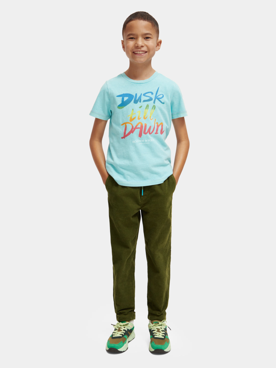 Kids - Regular-fit artwork t-shirt - Scotch & Soda AU