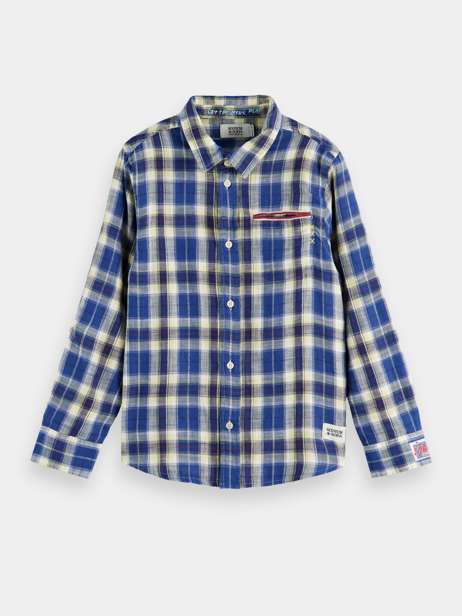 Regular-fit checked shirt - Scotch & Soda AU