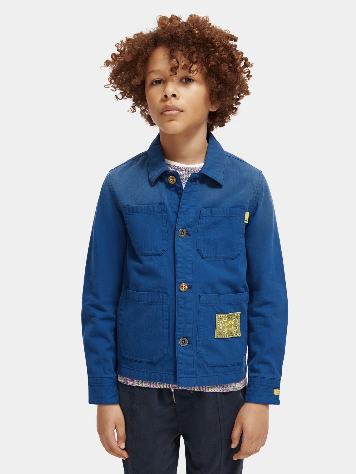 Embroidered utility overshirt - Scotch & Soda AU