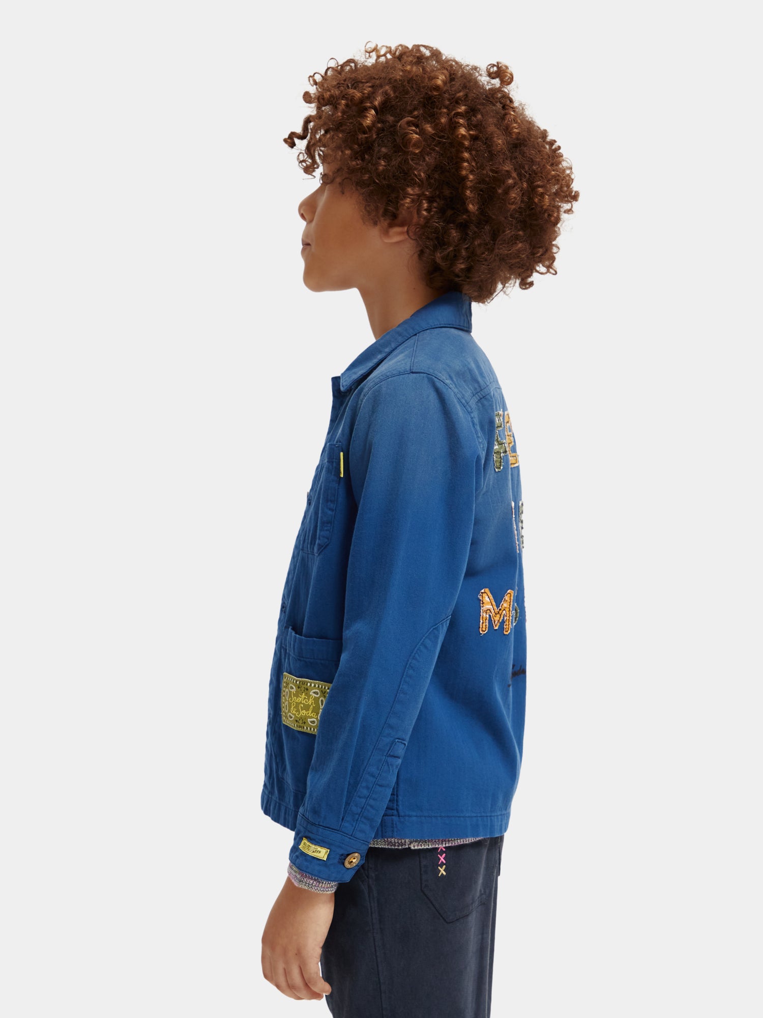 Embroidered utility overshirt - Scotch & Soda AU
