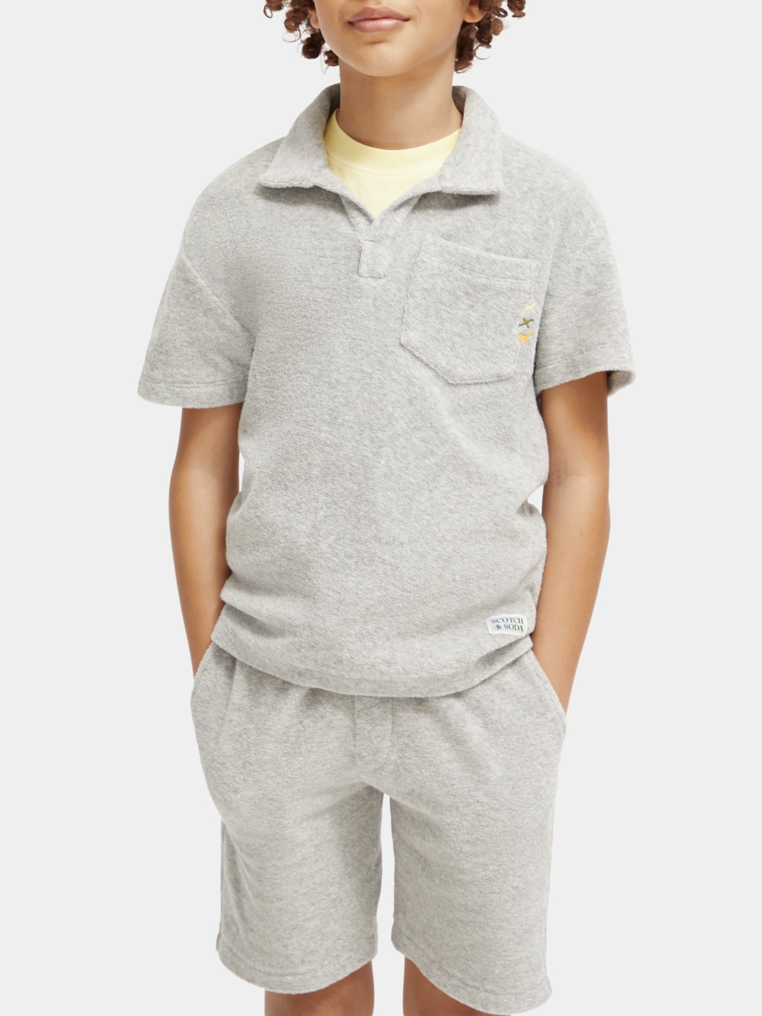 Towelling polo shirt - Scotch & Soda AU