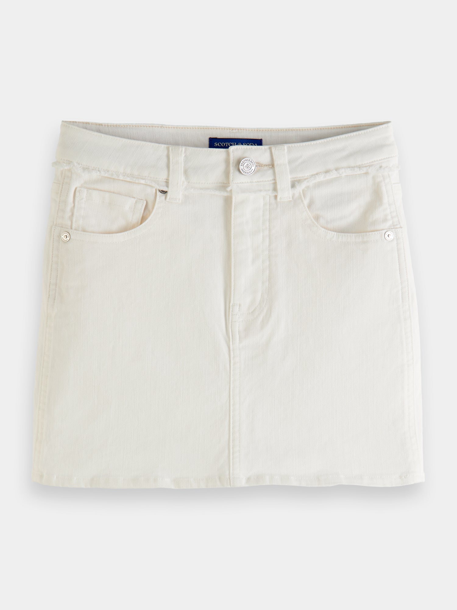 White denim 2024 skirt kids