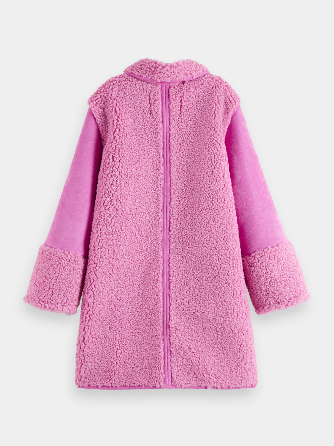 Kids - Longer-length bonded teddy jacket - Scotch & Soda AU