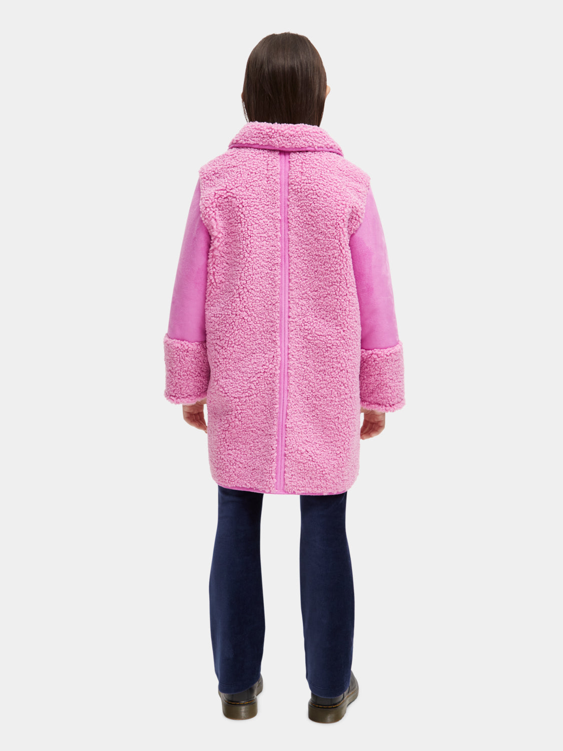 Kids - Longer-length bonded teddy jacket - Scotch & Soda AU