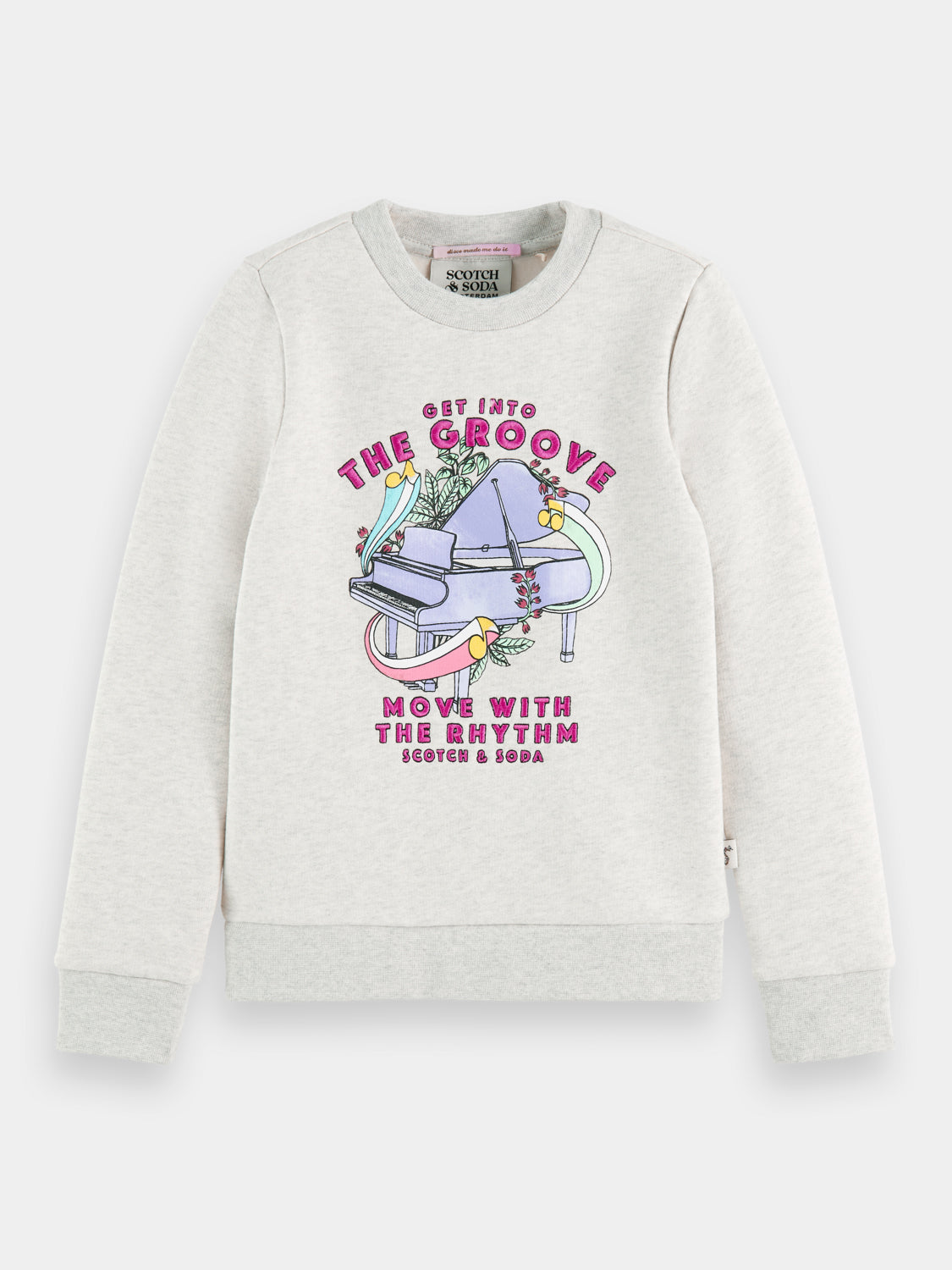Kids - Regular-fit artwork sweatshirt - Scotch & Soda AU