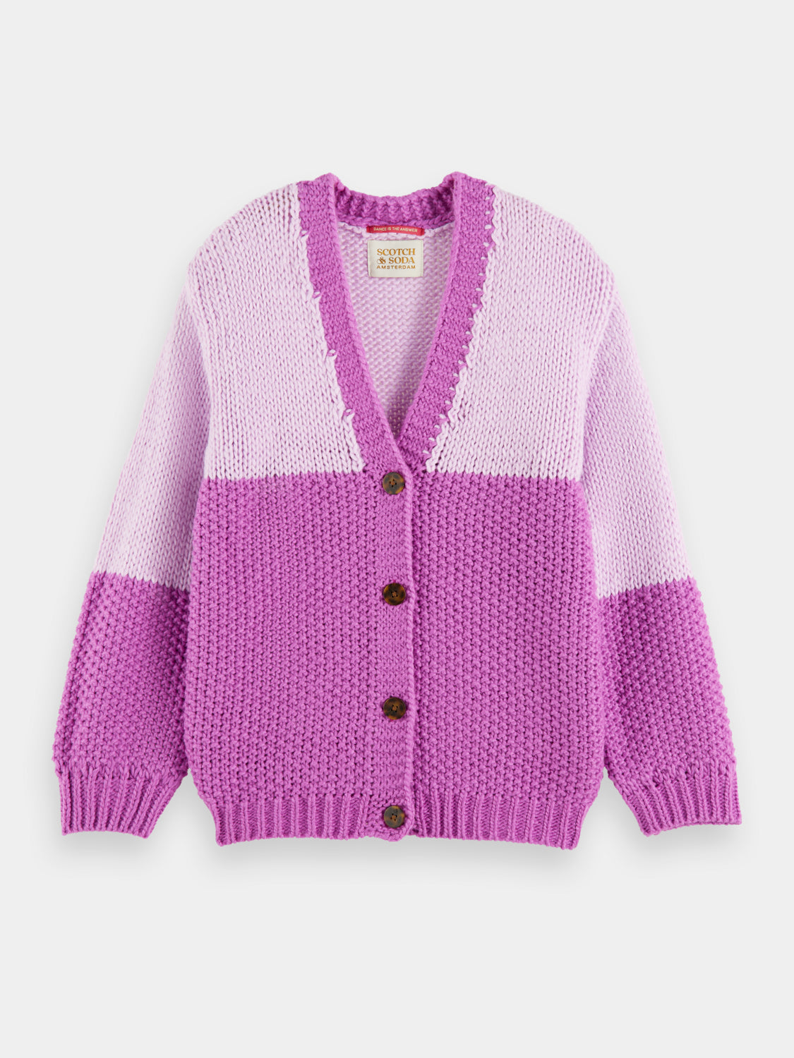 Scotch & Soda Kid's Striped Yarn-Dyed Cardigan outlet 4Y