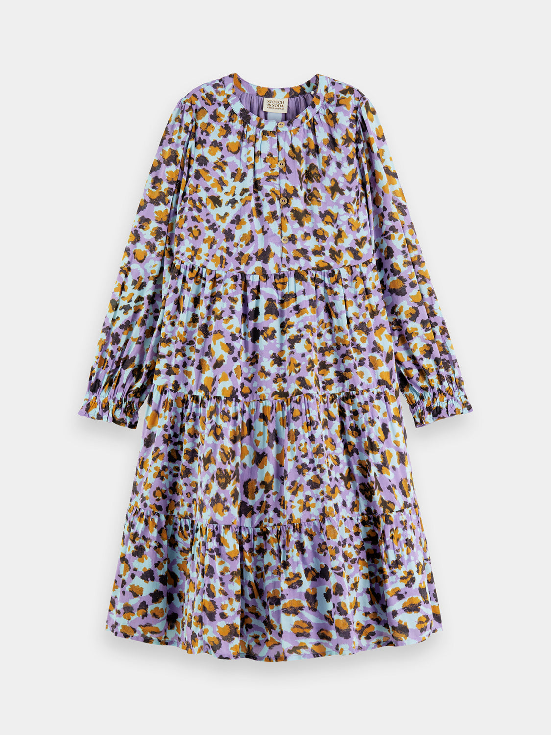 Kids - Printed panelled dress