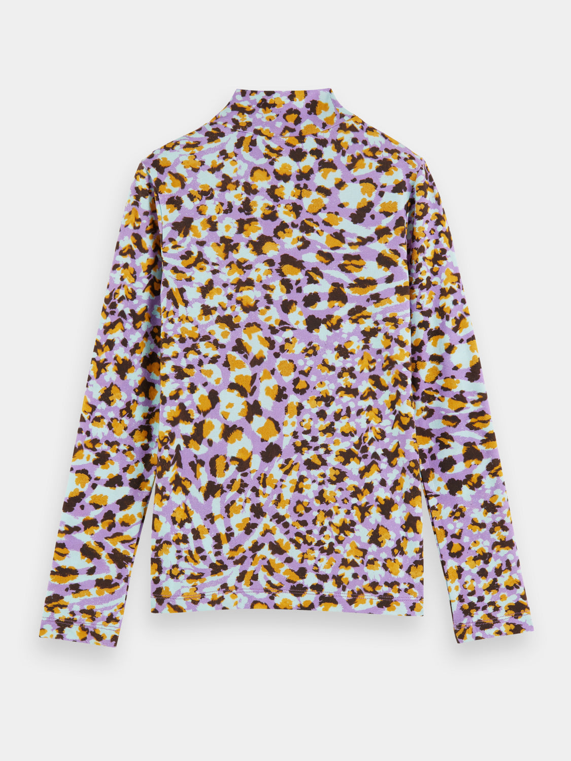 Kids - All-over printed high-neck t-shirt - Scotch & Soda AU