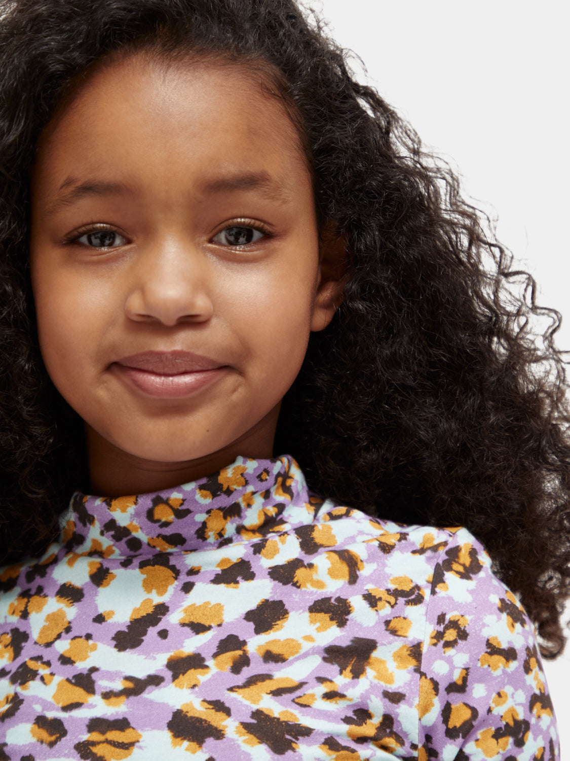 Kids - All-over printed high-neck t-shirt - Scotch & Soda AU