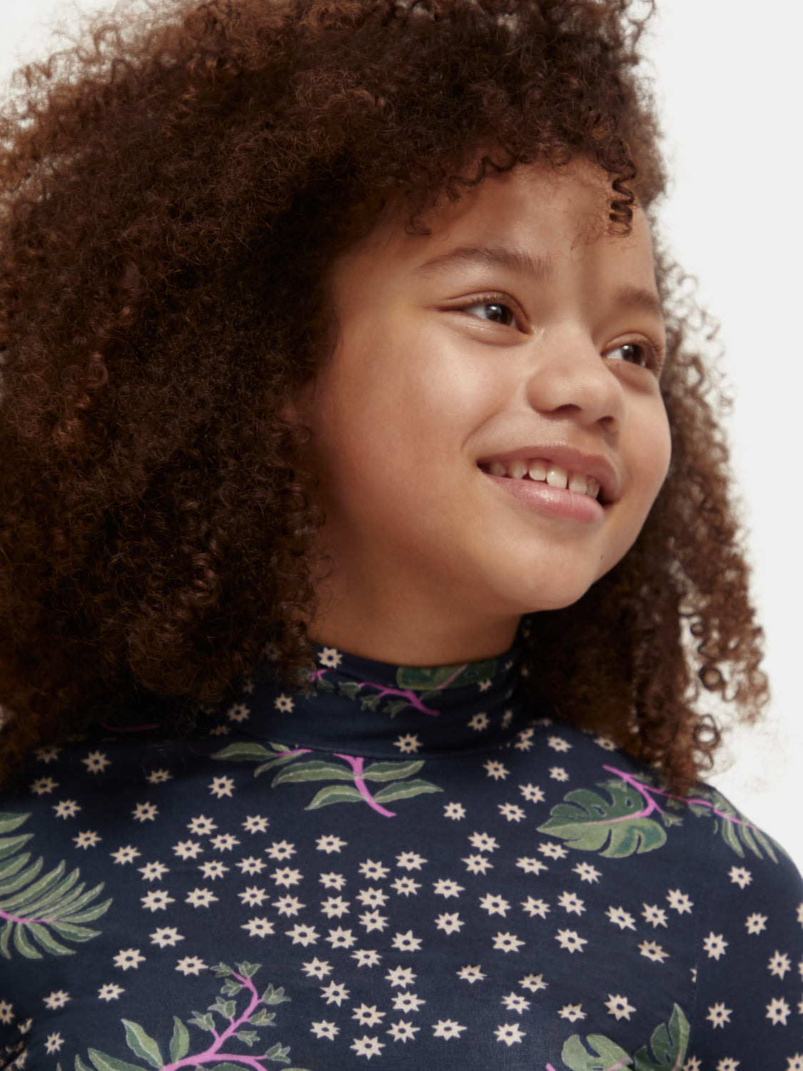 Kids - All-over printed high-neck t-shirt - Scotch & Soda AU