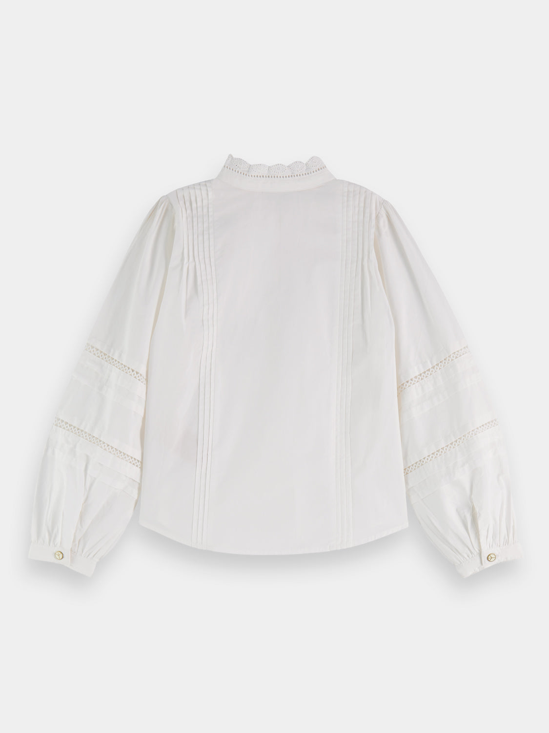 Kids - Long-sleeved broderie anglaise top - Scotch & Soda AU