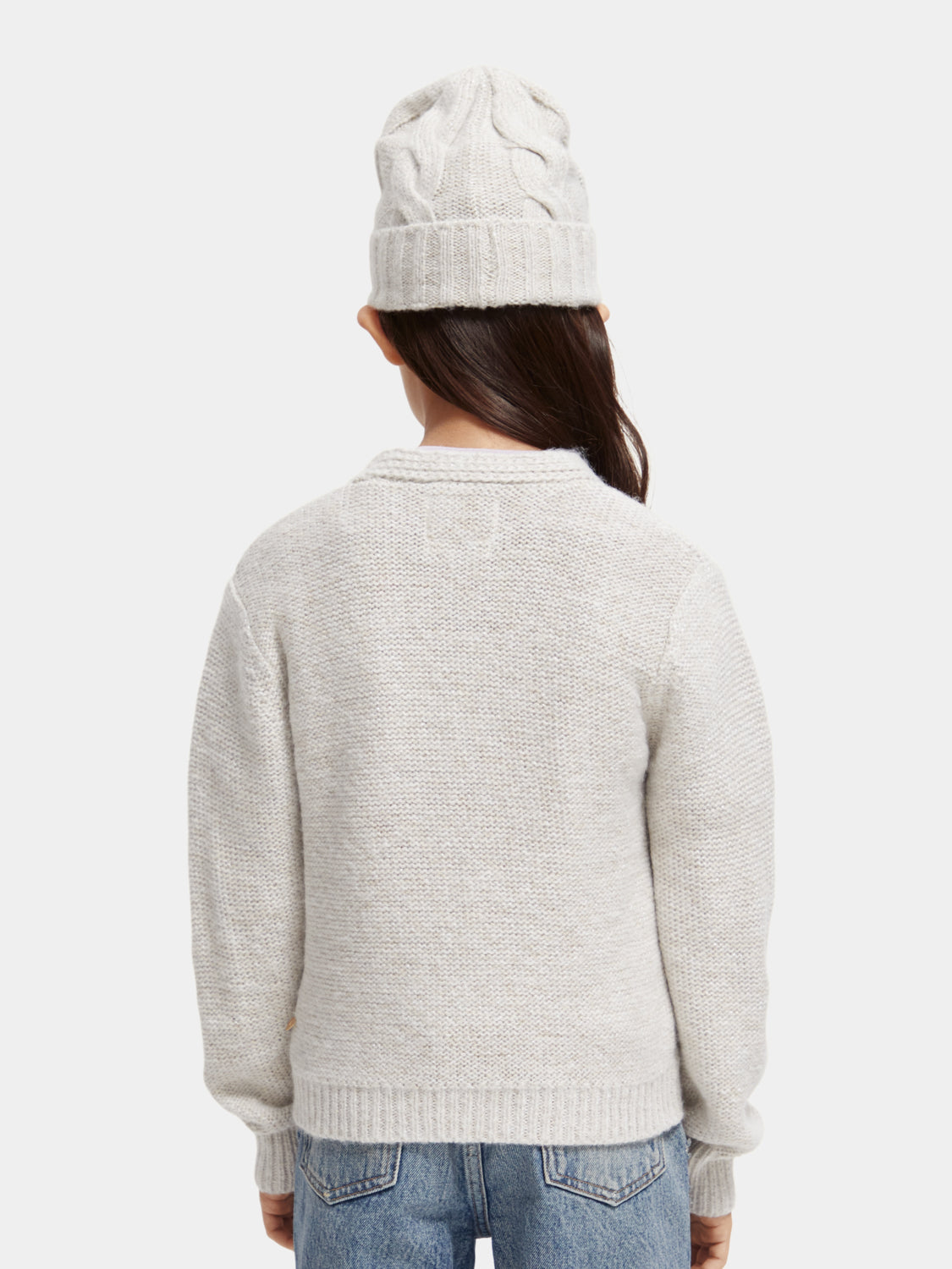 Kids - Metallic yarn cardigan - Scotch & Soda AU