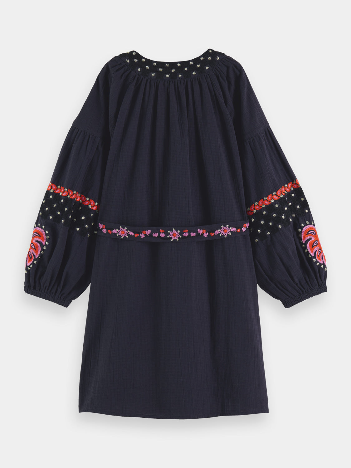 Kids - Embroidered cotton dress - Scotch & Soda AU