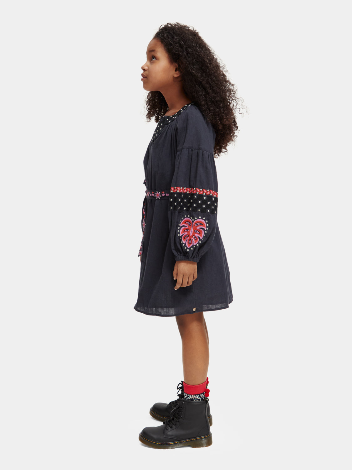 Kids - Embroidered cotton dress - Scotch & Soda AU