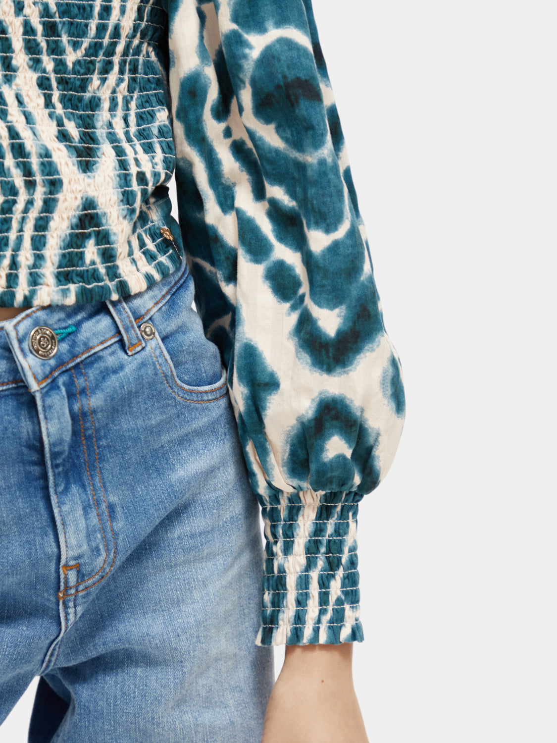 Kids - All-over printed long-sleeved top - Scotch & Soda AU
