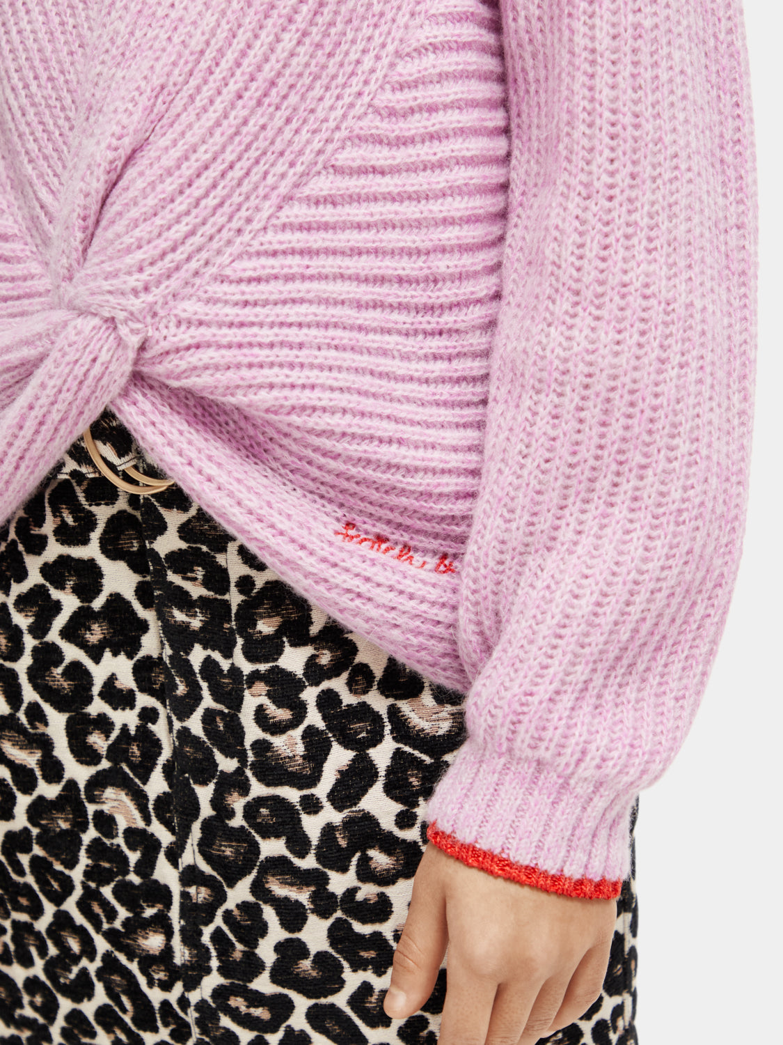 Kids - Relaxed-fit knotted sweater - Scotch & Soda AU