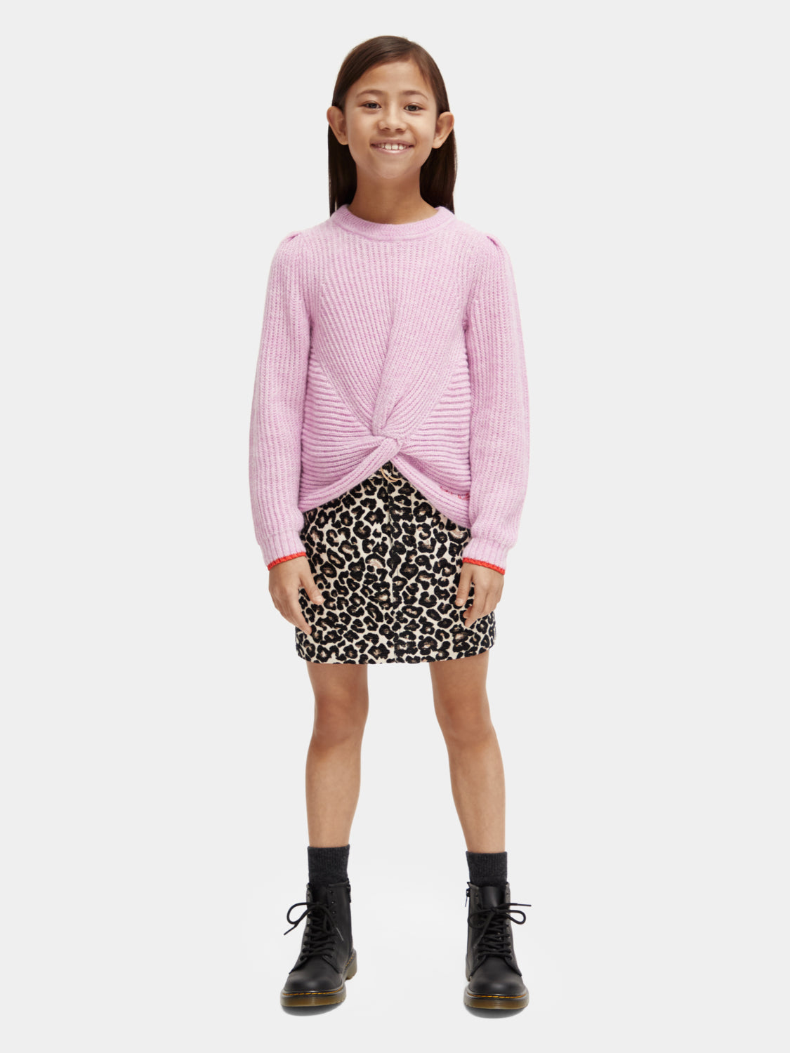 Kids - Relaxed-fit knotted sweater - Scotch & Soda AU