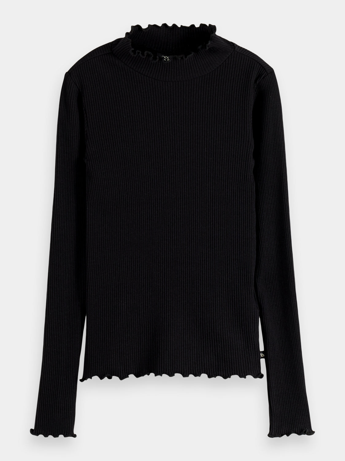 Kids - High-neck fitted long-sleeved t-shirt - Scotch & Soda AU
