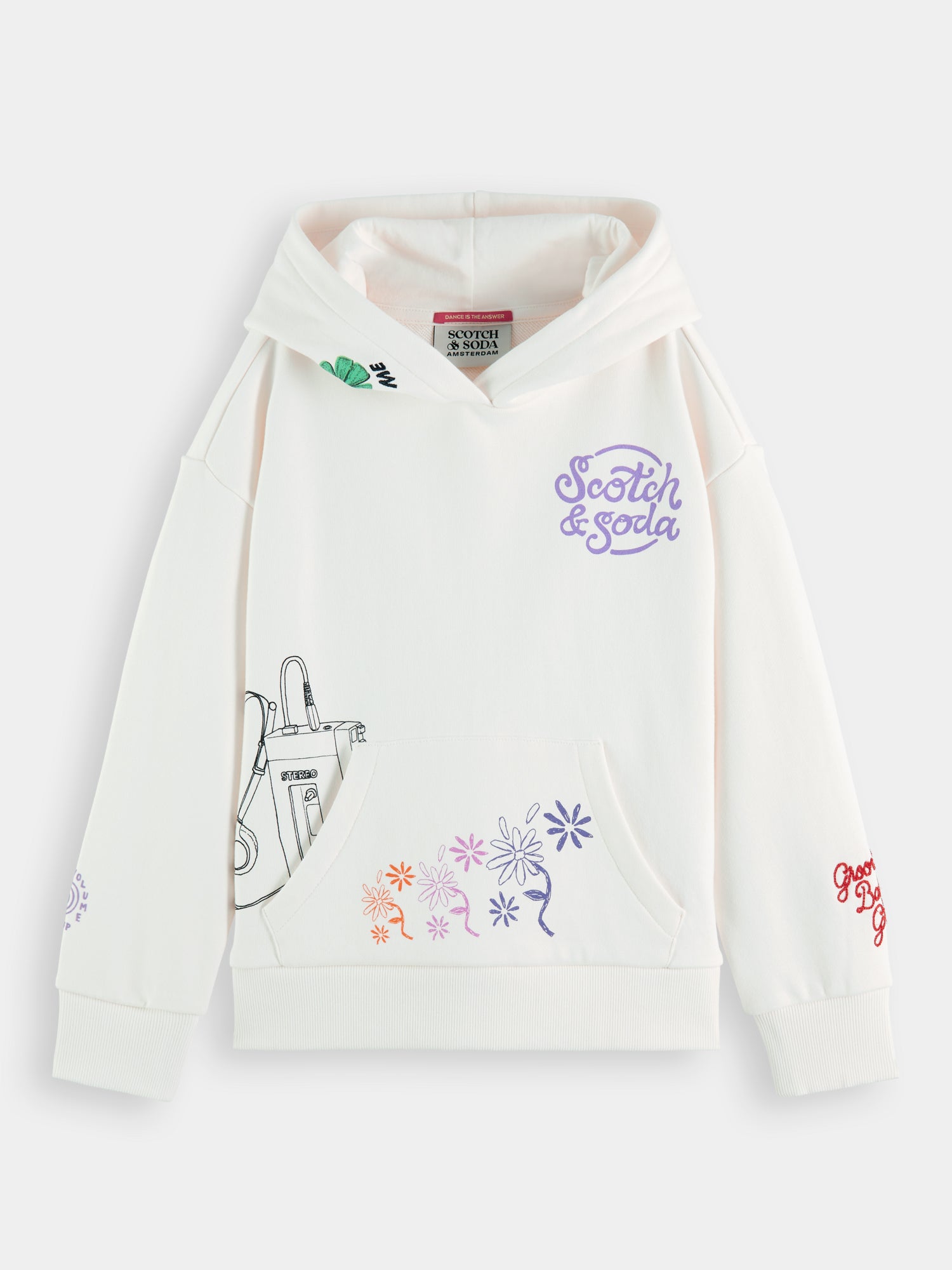 Loose-fit artwork hoodie - Scotch & Soda AU